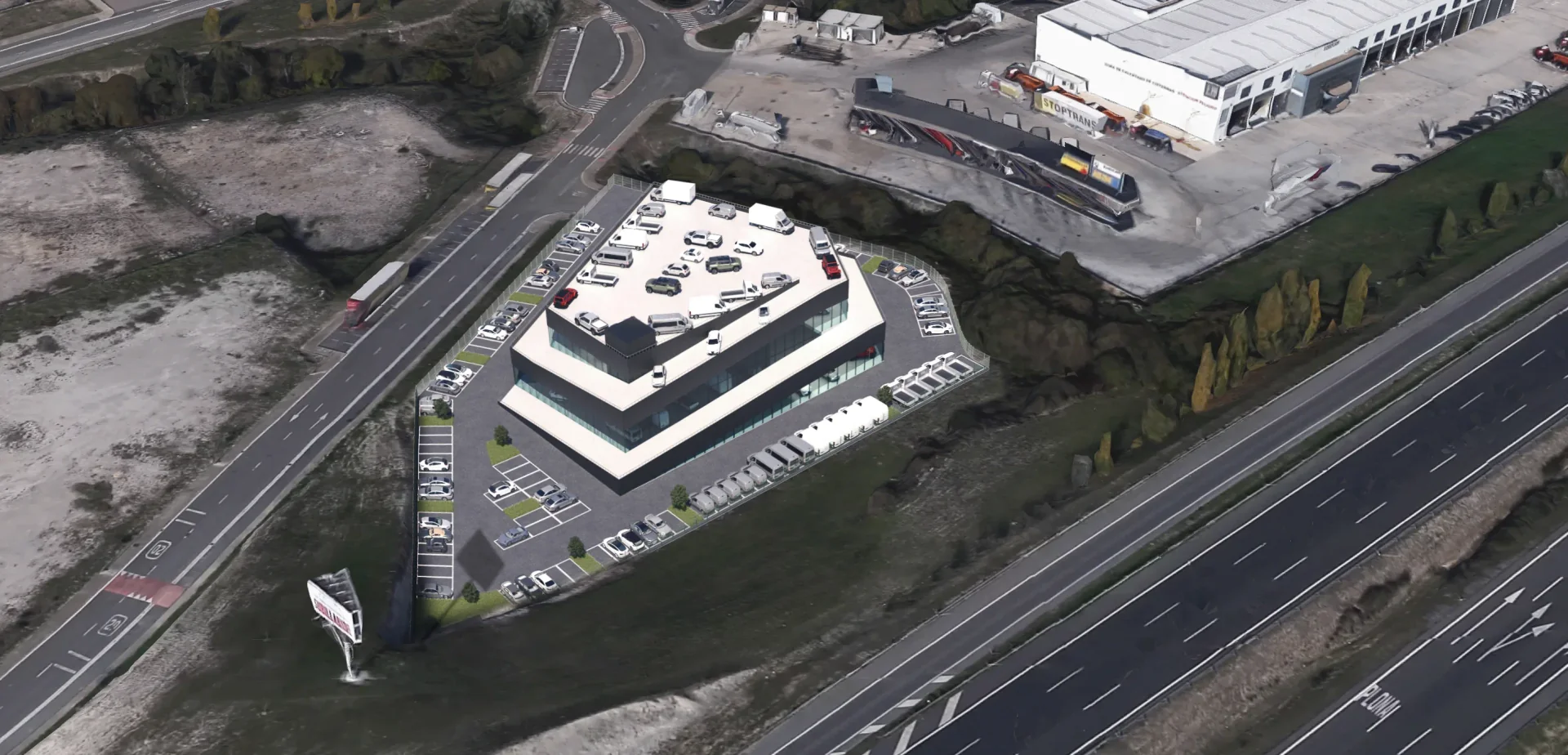 Concesionario Zigurat: arquitectura industrial en Vitoria-Gasteiz, imagen 2 de 2