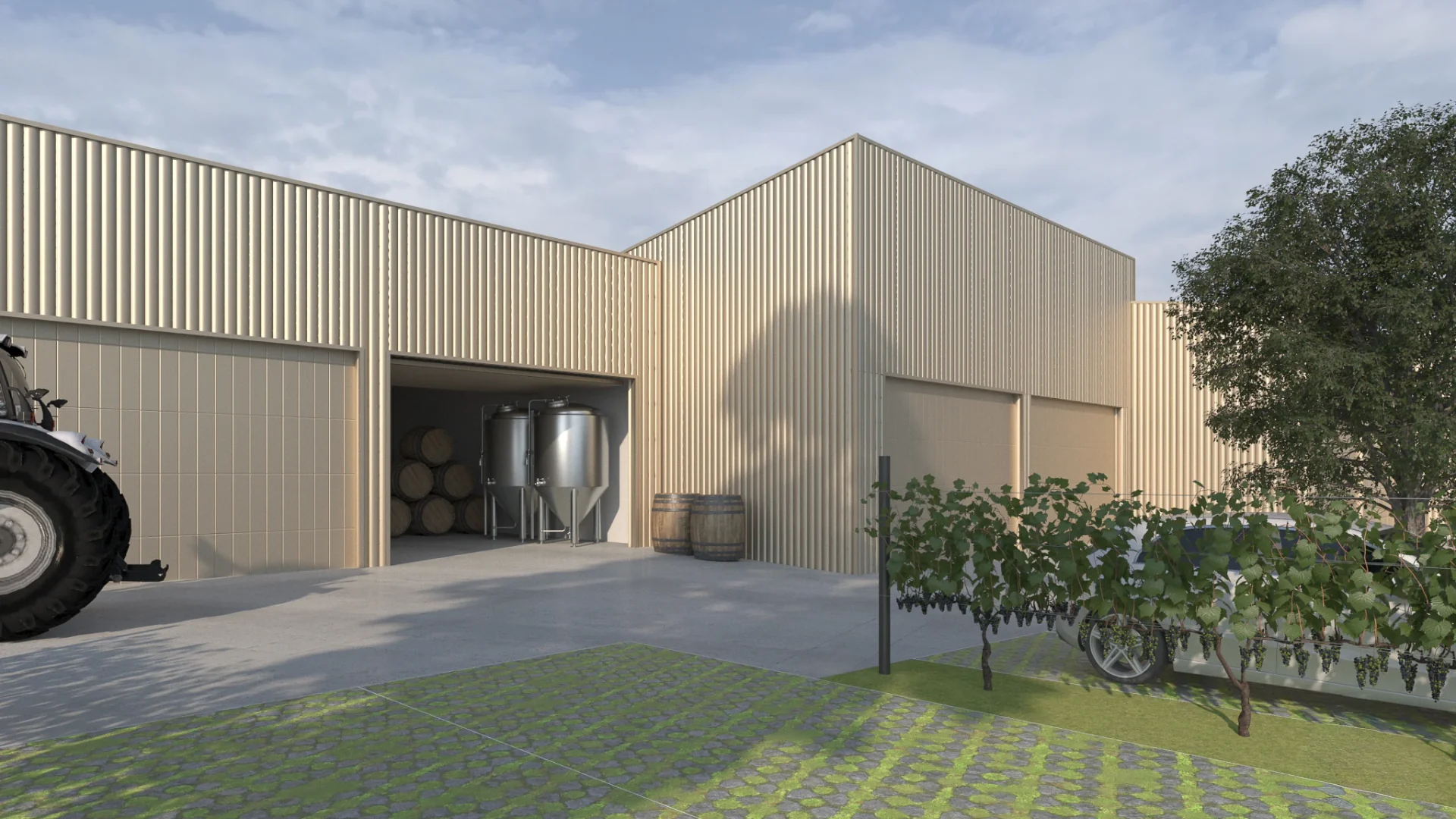 Cowinery: arquitectura industrial en Álava, imagen 3 de 3